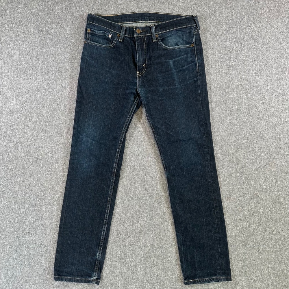 Levis 511 Slim Fit Jeans Mens 34x30 Dark Wash Blue Denim Pants 04511-0241